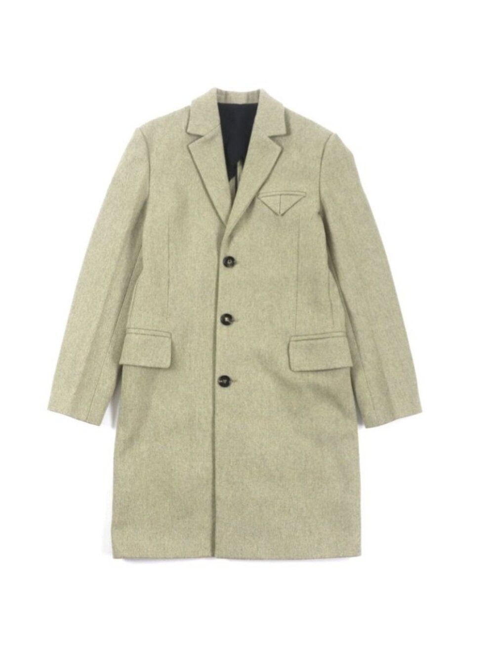 Bottega Veneta 20 AW 80% Wool Single Chesterfield Coat